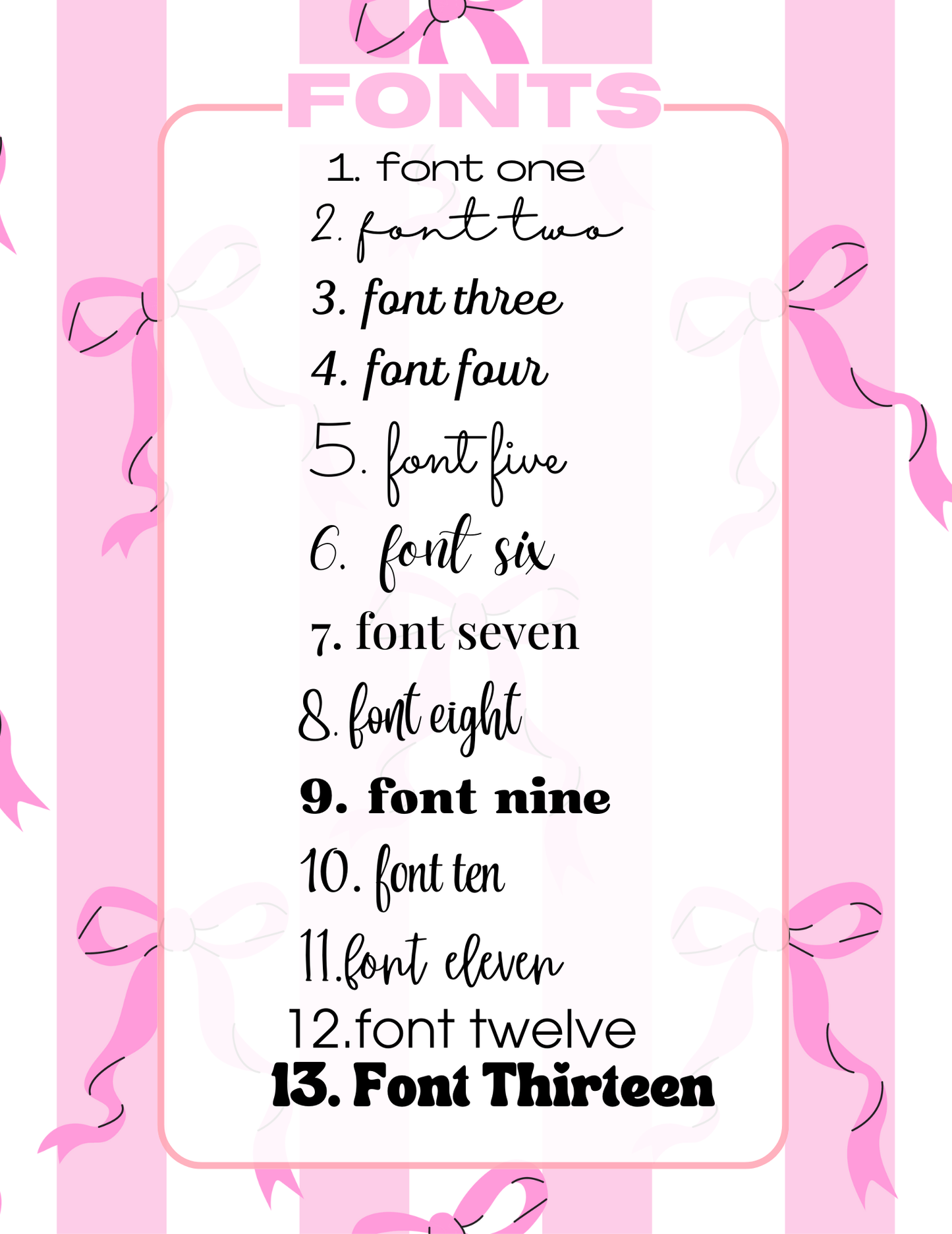 Pink Cute Bow Ice Cream Dashboard