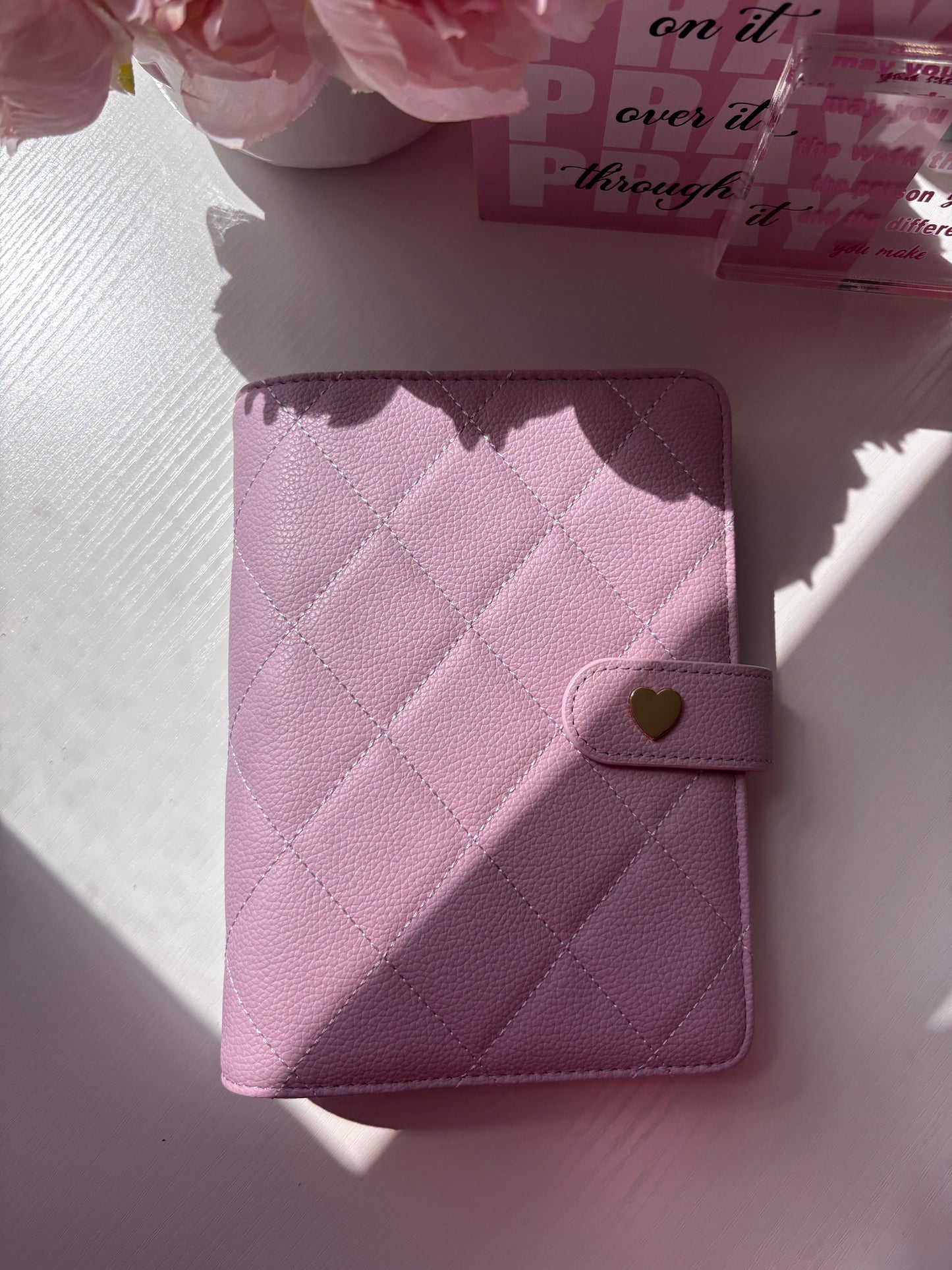 Quilted Heart Binder