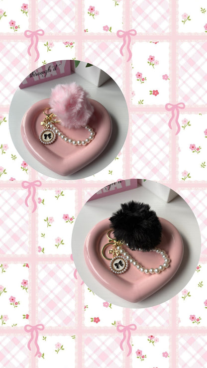 Black Puff Binder Charm