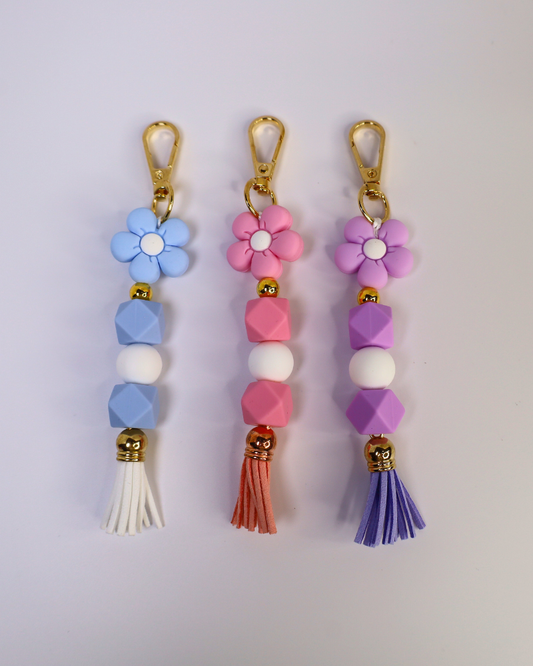 Flower Tassel Binder Charm