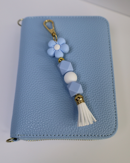 Flower Tassel Binder Charm