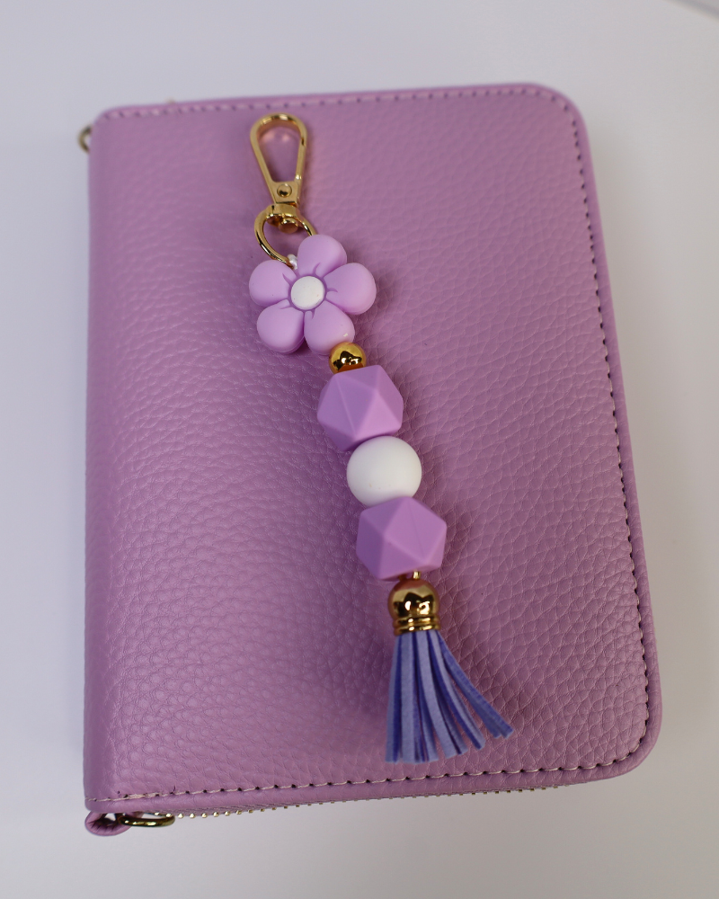 Flower Tassel Binder Charm