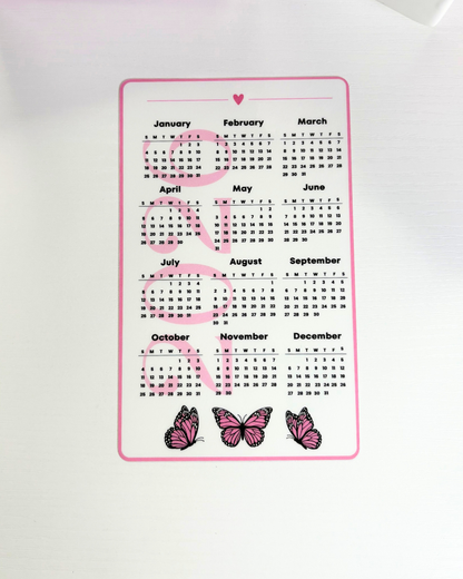 A6 2026 Calendar