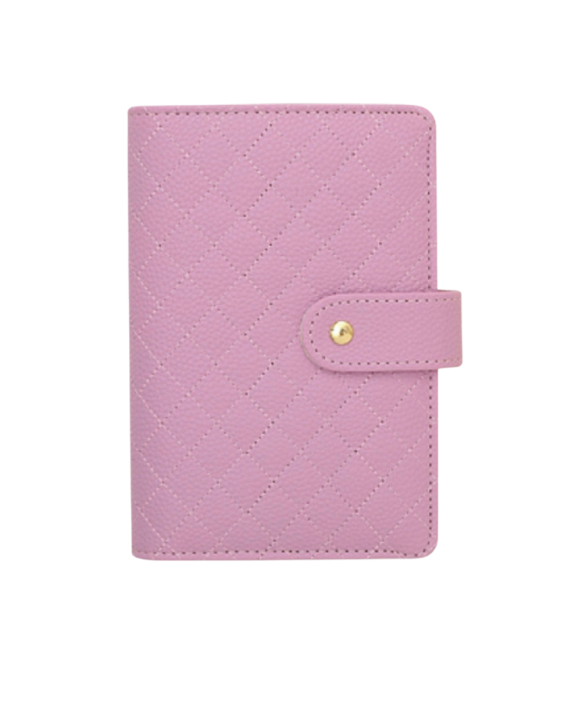 A6 Quilted Pebble Leather Binder