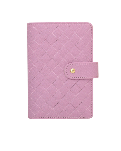A6 Quilted Pebble Leather Binder
