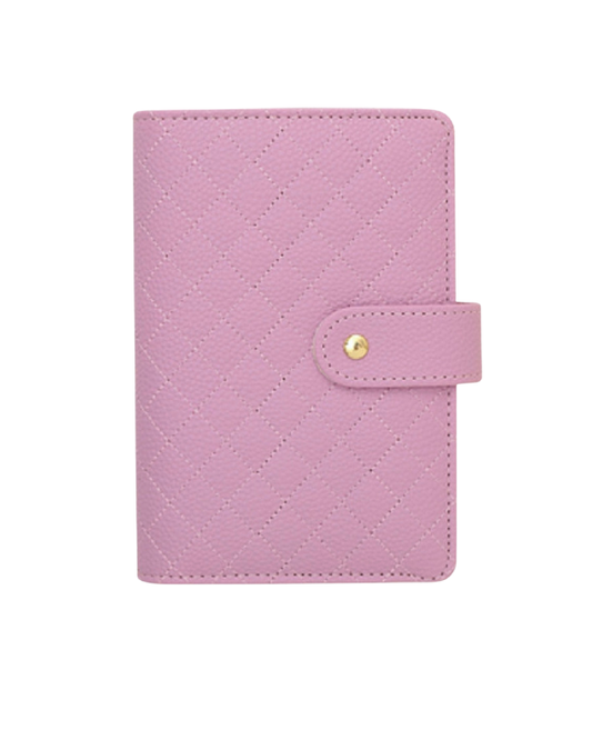 A6 Quilted Pebble Leather Binder