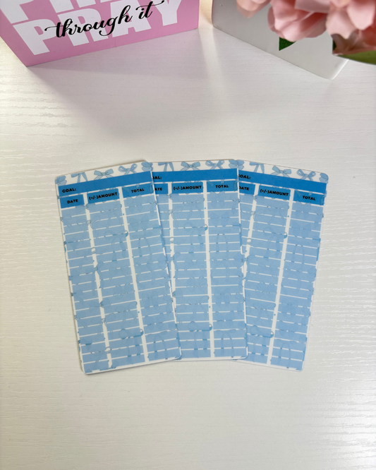 Budget Sheets - Set Of 3