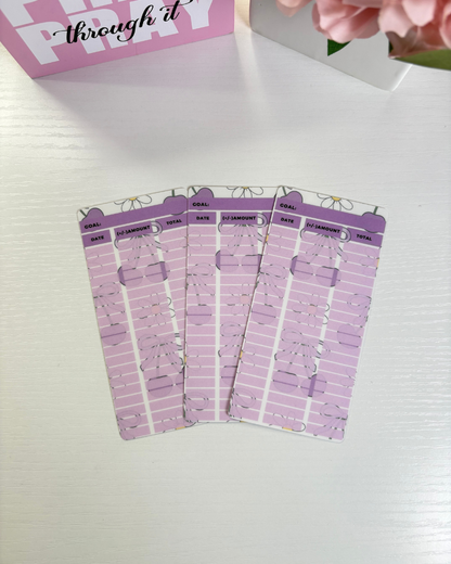 Budget Sheets - Set Of 3