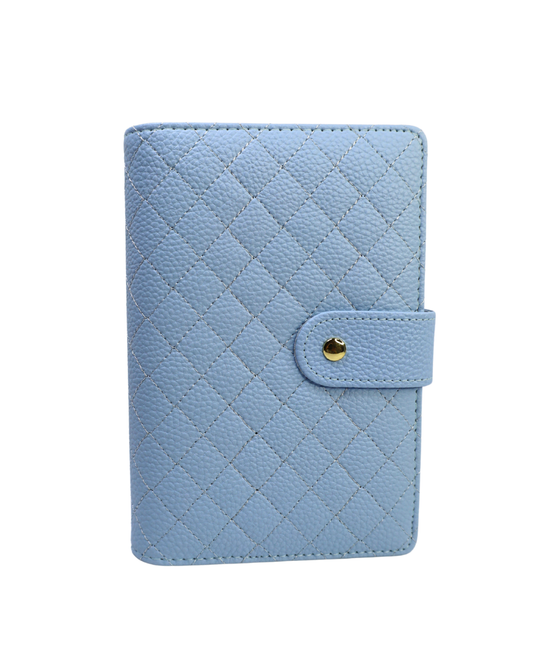 A6 Quilted Pebble Leather Binder