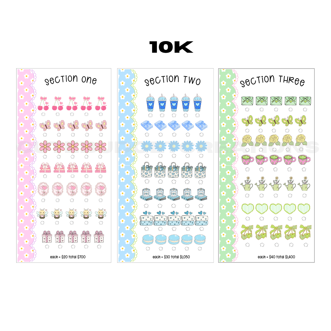 1k, 5k , 10 , 20k Savings