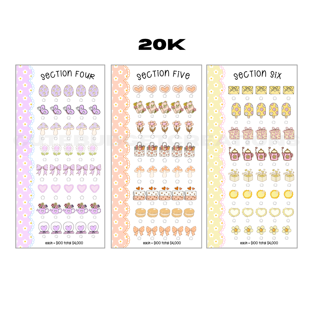 1k, 5k , 10 , 20k Savings