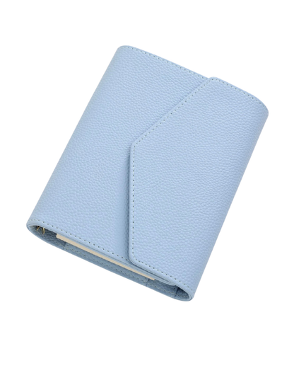 A6 Trifold Pebble Leather Binder
