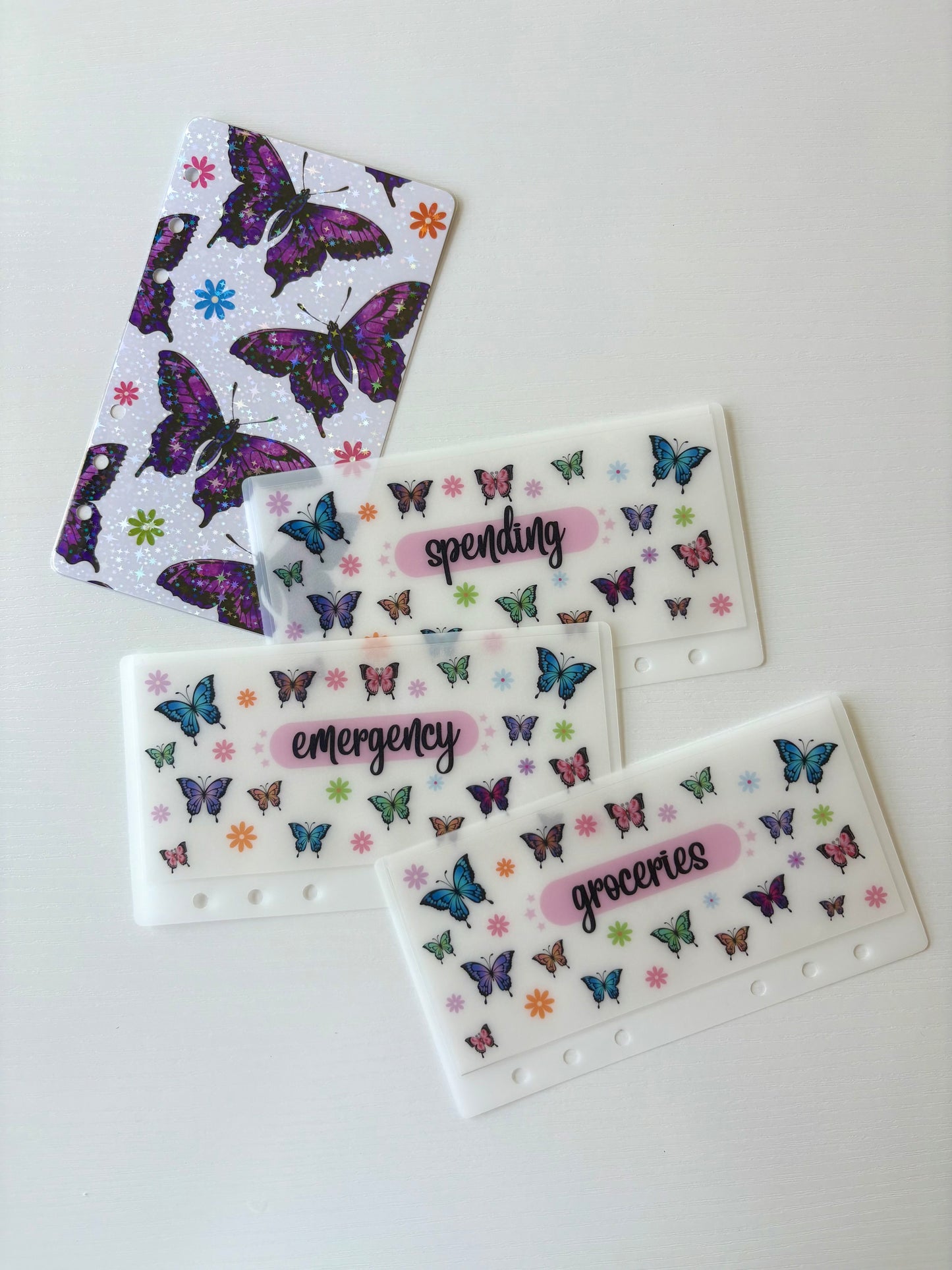 Butterfly themed Cash Stuffing Envelopes