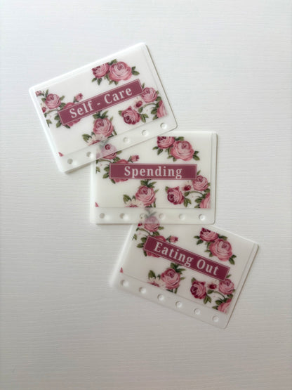 Rose Vellum Cash Stuffing Envelopes