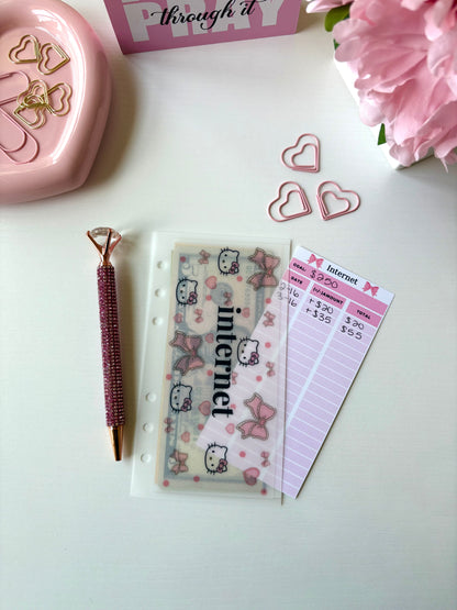 Budget Sheet Inserts Set of 3