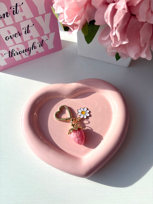 Pink Strawberry Charm