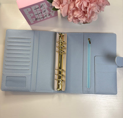 A5 Pebble Leather Budget Binder 💖