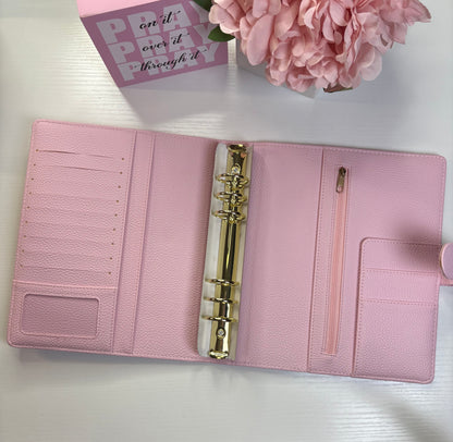A5 Pebble Leather Budget Binder 💖