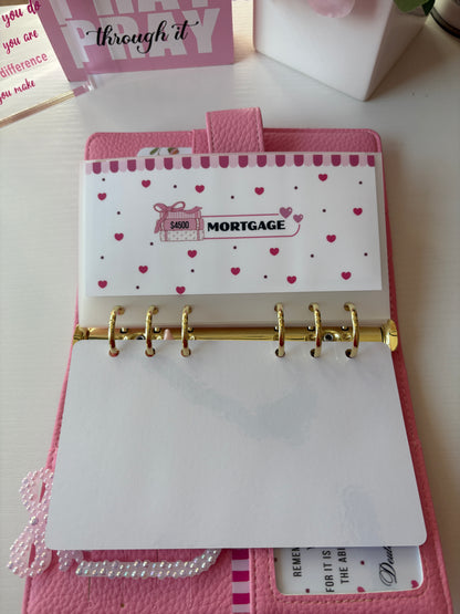 Pink Heart Book Envelopes