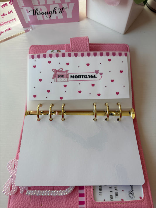 Pink Heart Book Envelopes