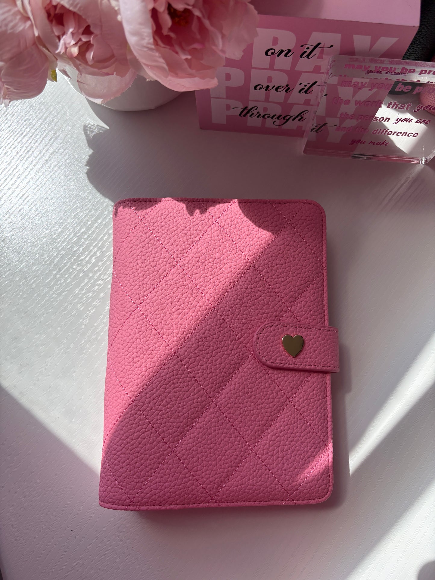 Quilted Heart Binder
