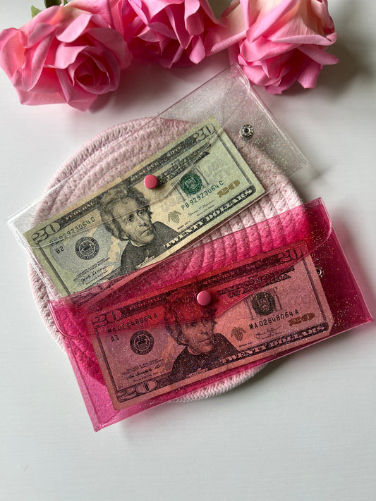 Cute Glitter Money Bags