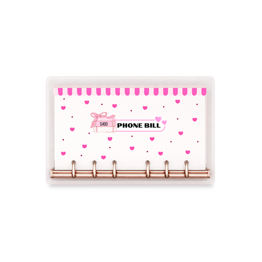 Pink Heart Book Envelopes