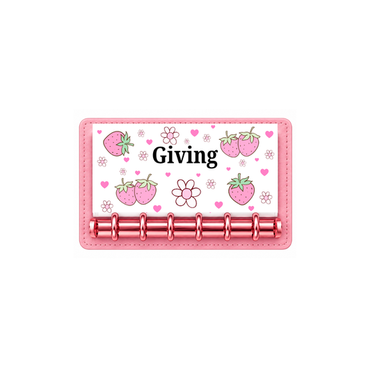 A7 Strawberry Flower Vellum Envelope